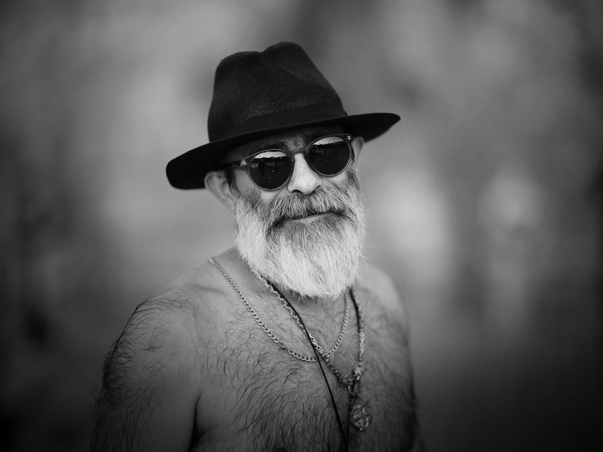 Handsome old man