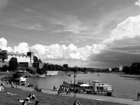 Kraków Vistula river