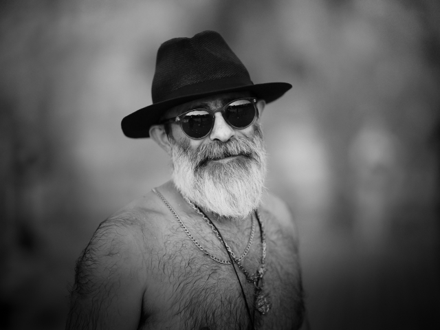 Handsome old man